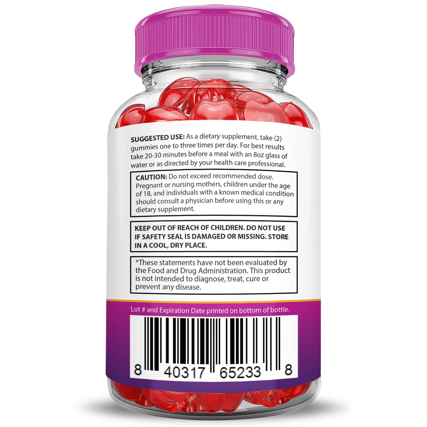 Justified Laboratories Ripped Results Keto ACV Gummies 600 Gummies