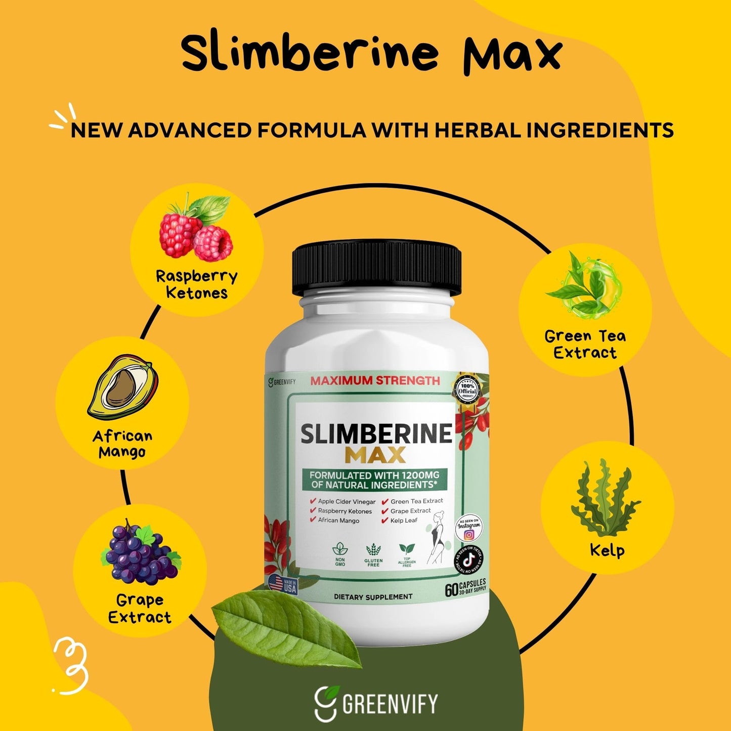 GREENVIFY Slimberine Max Supplement Capsule 60