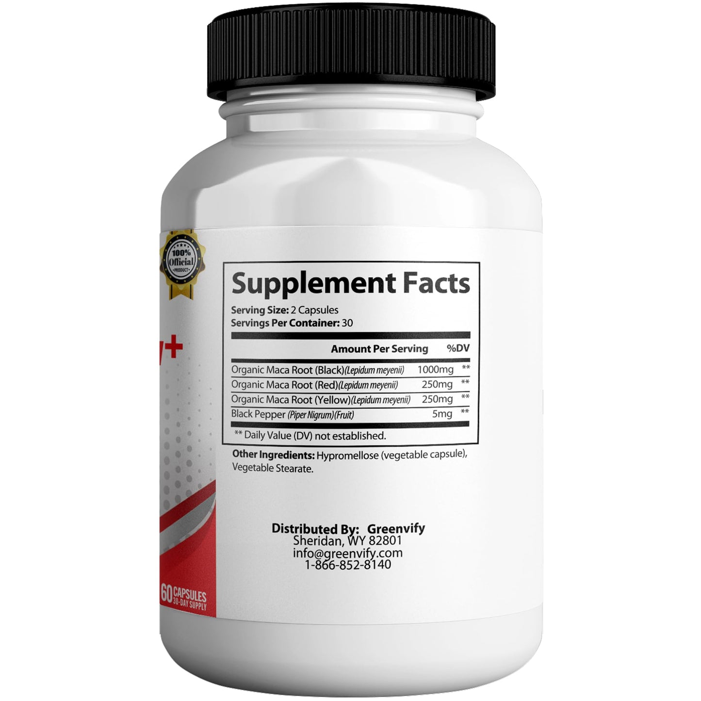 GREENVIFY Tonix Alpha+ Max T-Booster Supplement Capsules 300