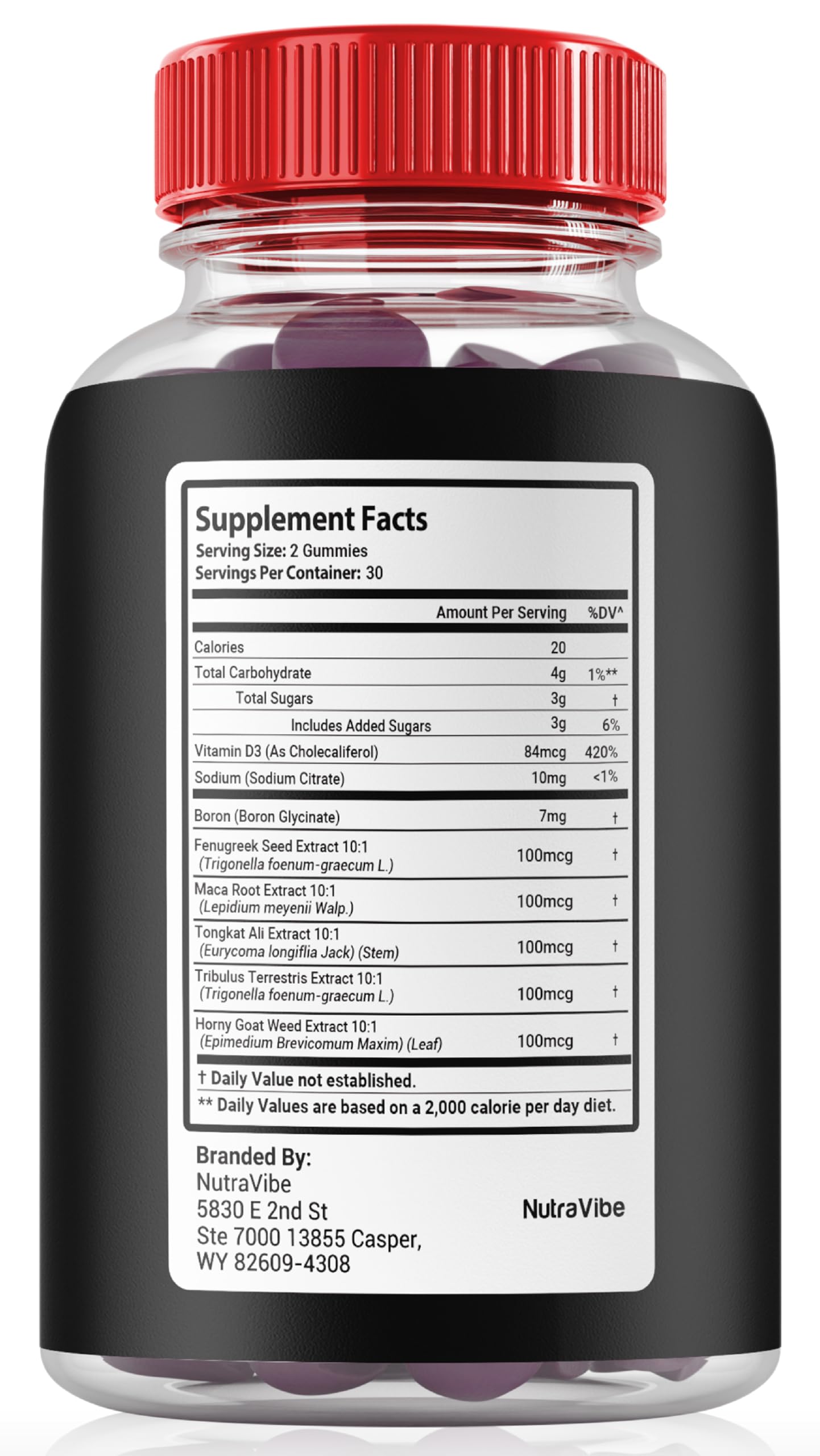 NutraVibe Triton Maxx Male Gummies 300 Gummies