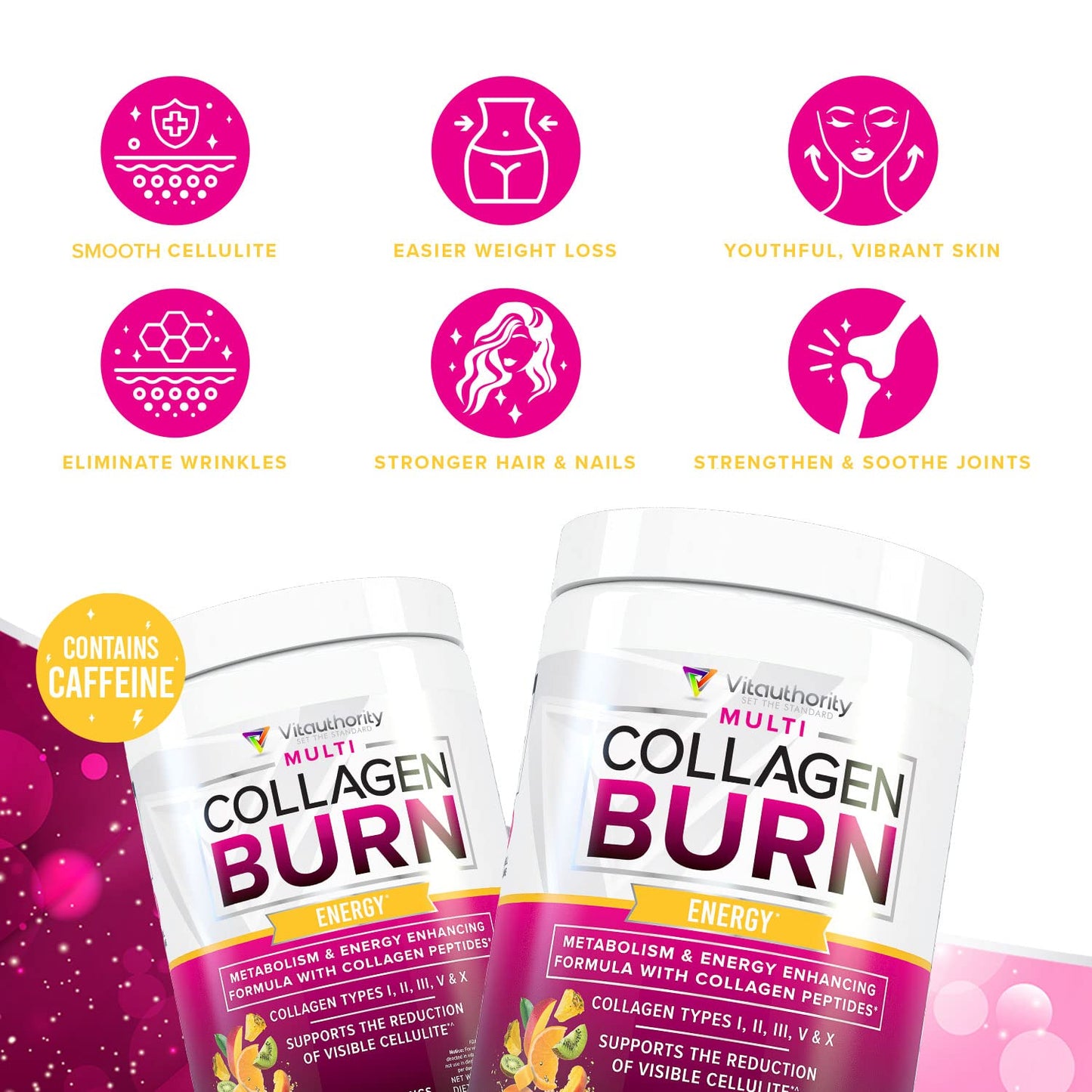Vitauthority Multi Collagen Burn Powder 11.6 oz