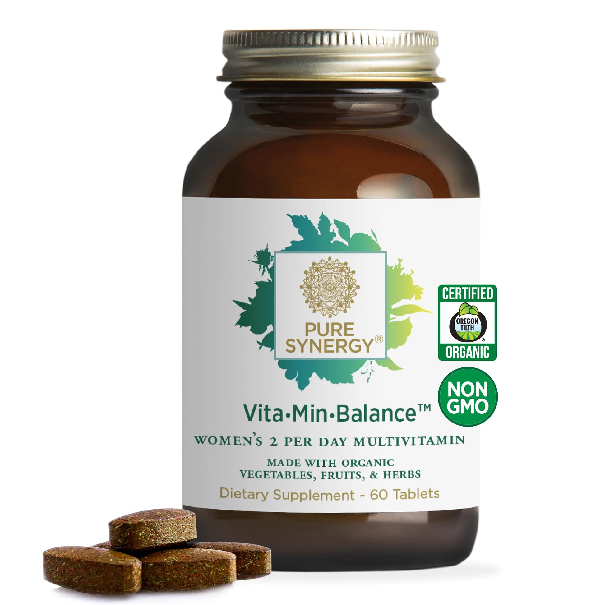PURE SYNERGY Vita·Min·Balance Multivitamin for Women with Iron Tablets 60