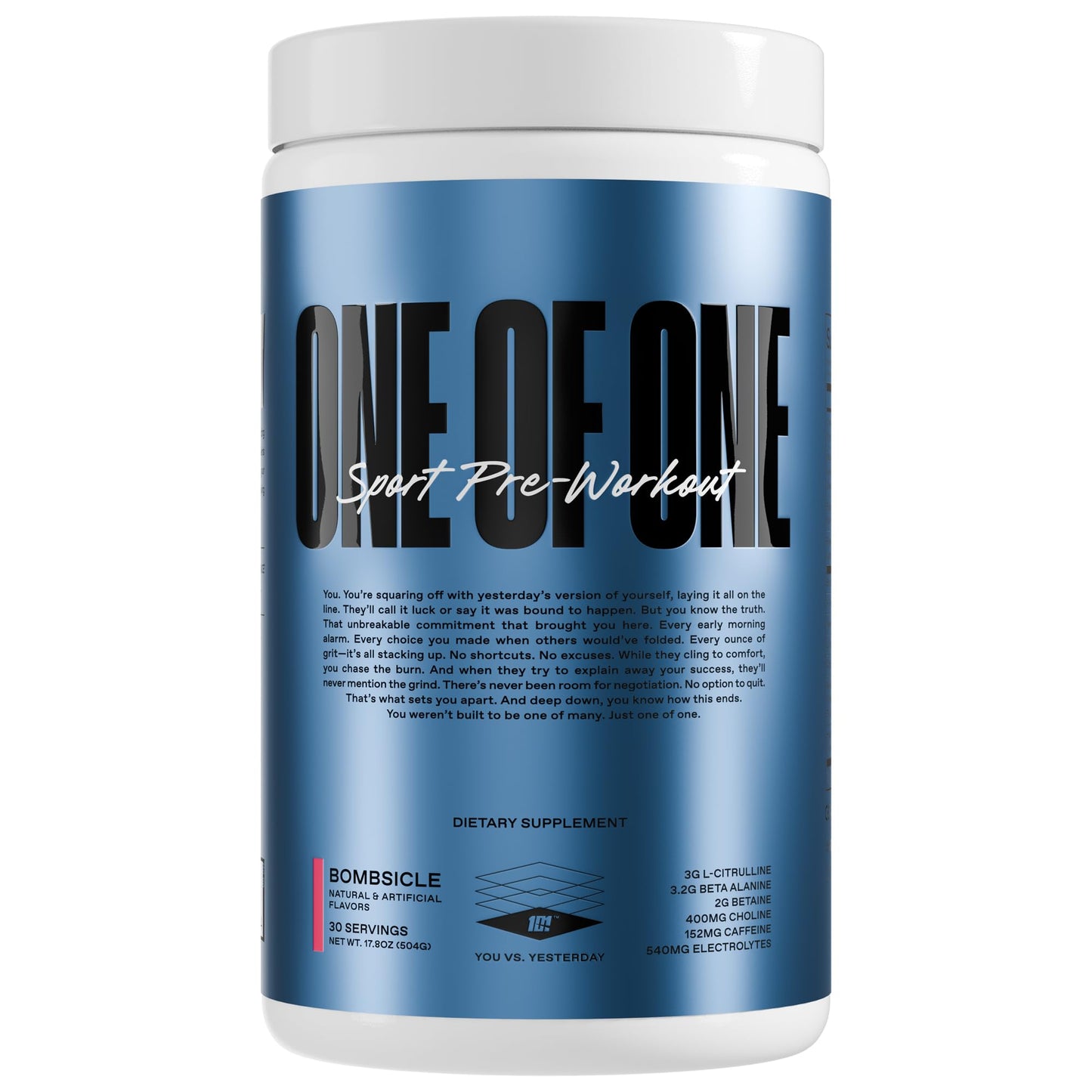 ONE OF ONE Sport Pre-Workout Powder Bombsicle, 16