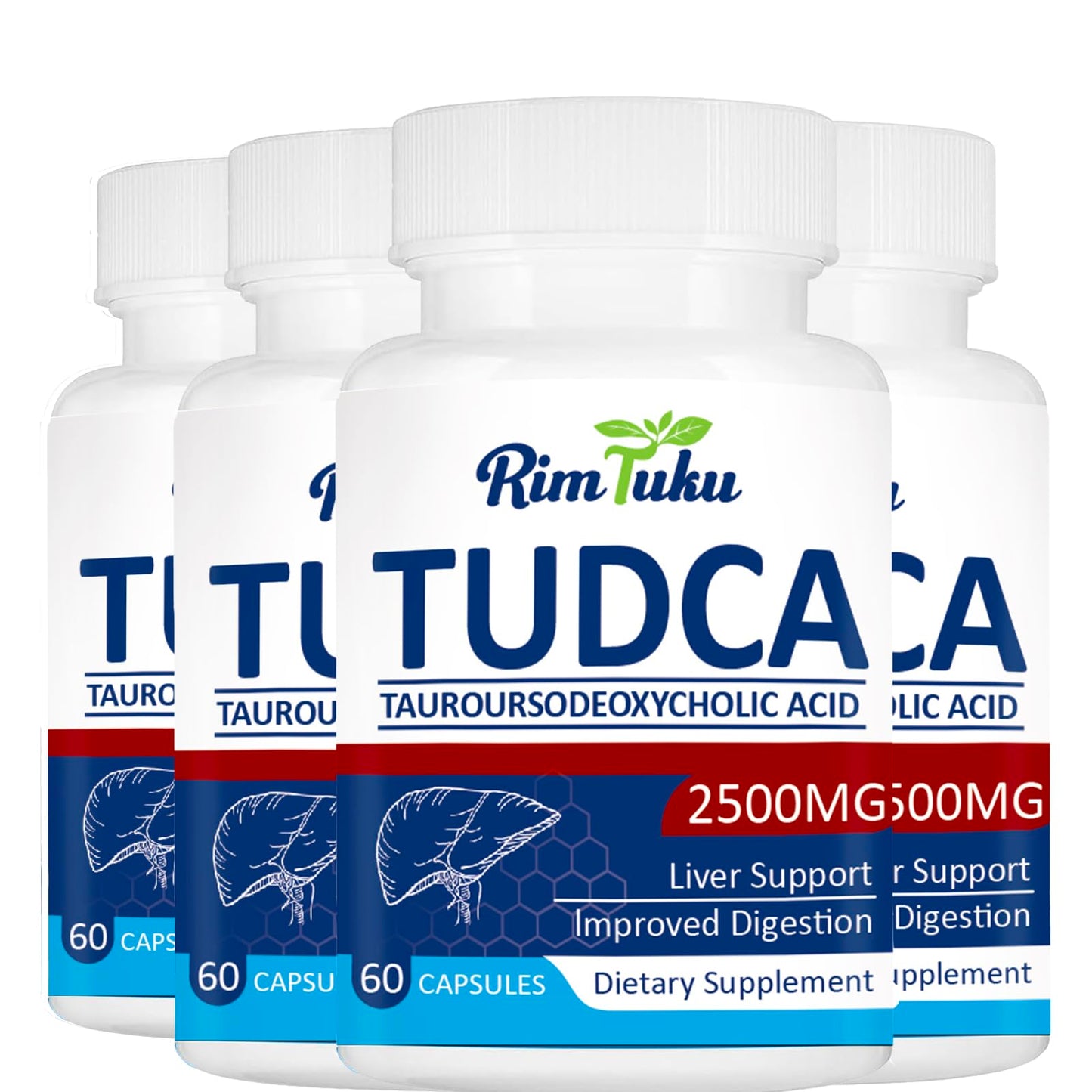 RimTuku 2500MG TUDCA Supplement 240 Capsules
