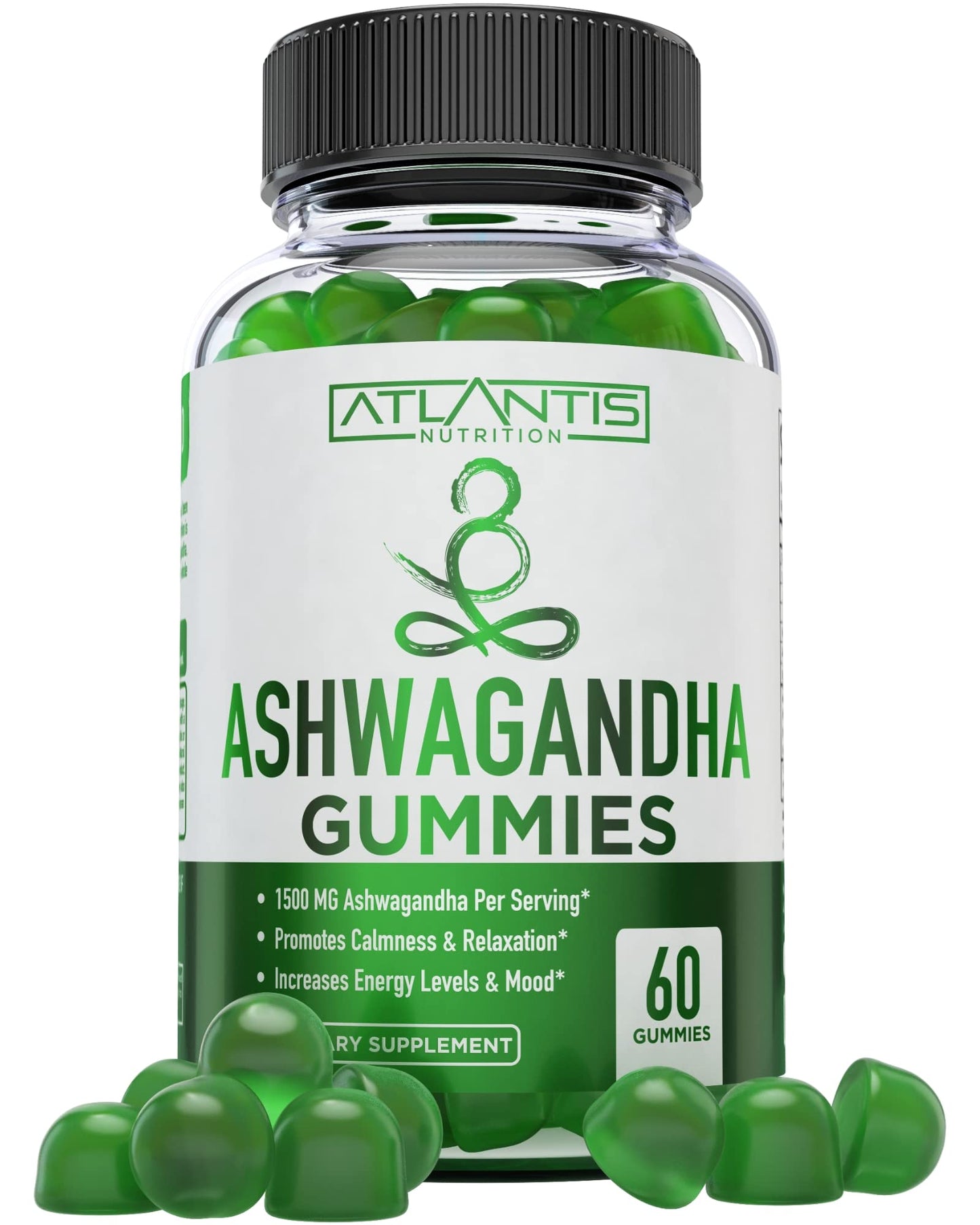 Atlantis Nutrition Magnesium & Ashwagandha Gummies, 60 Gummies
