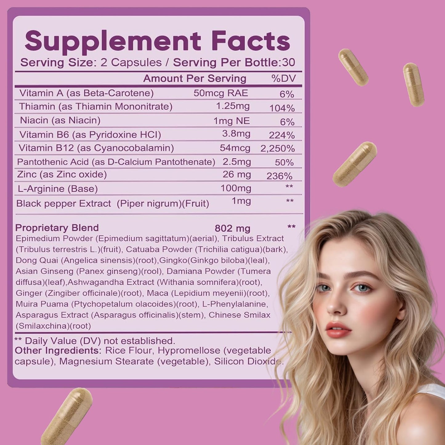 Qiuumey Hormone Balance for Women Capsules, 60 Count