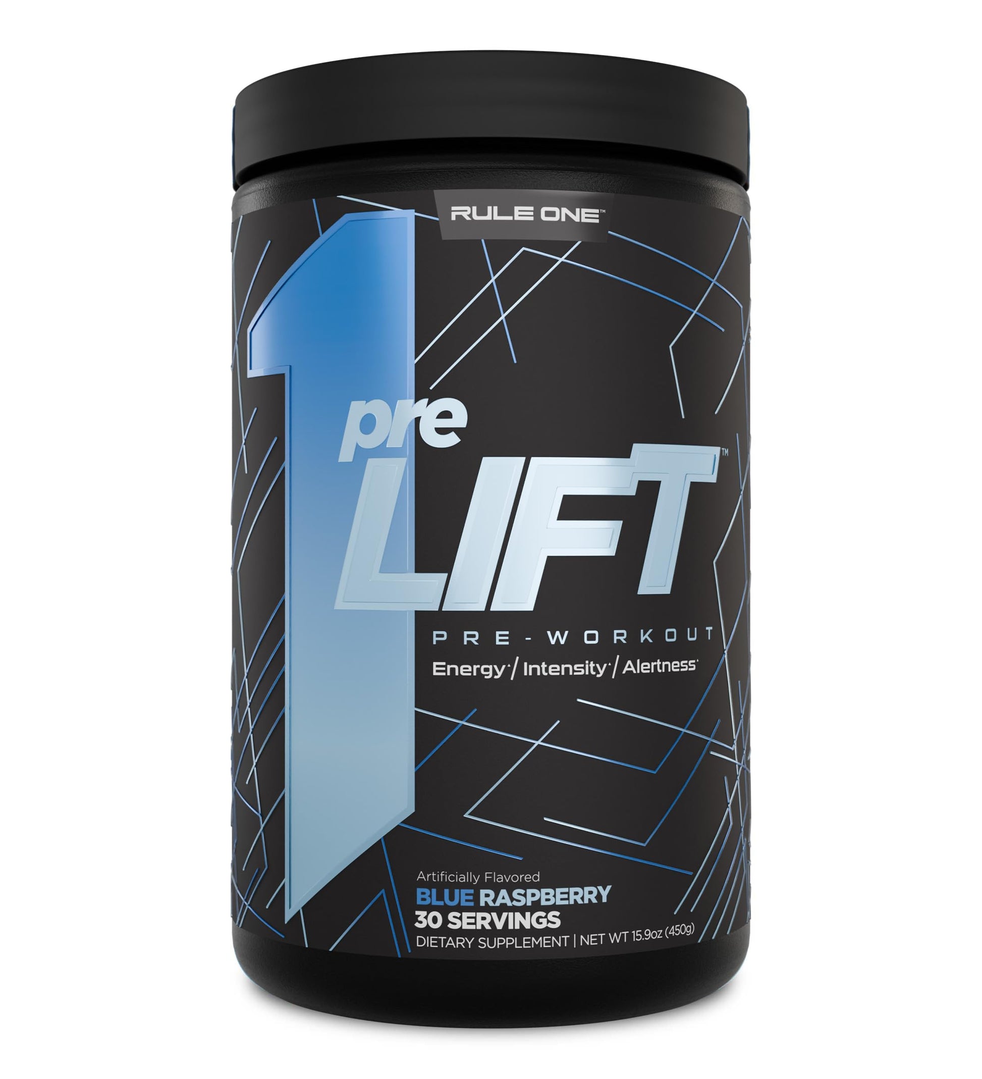 Rule 1 Proteins preLIFT Pre-Workout Powder, 15 Ounce