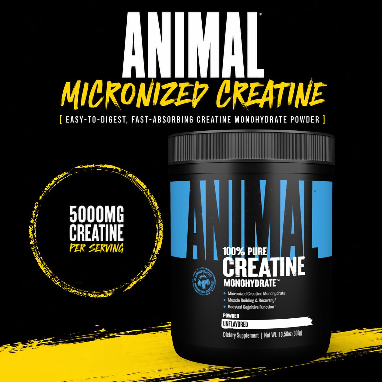 Animal Creatine Monohydrate Powder 500g