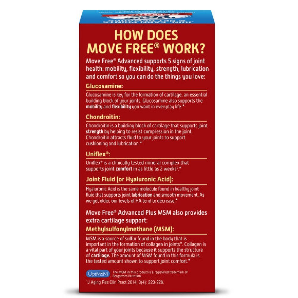 Schiff Move Free Advanced Plus MSM Tablets 480