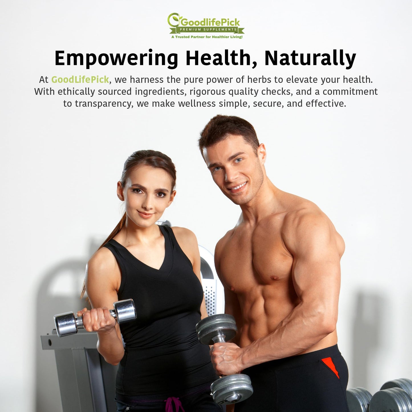 GoodlifePick Extra Strength Tongkat Ali with Tribulus Terrestris Extract 100:1 Capsules, 120 Count