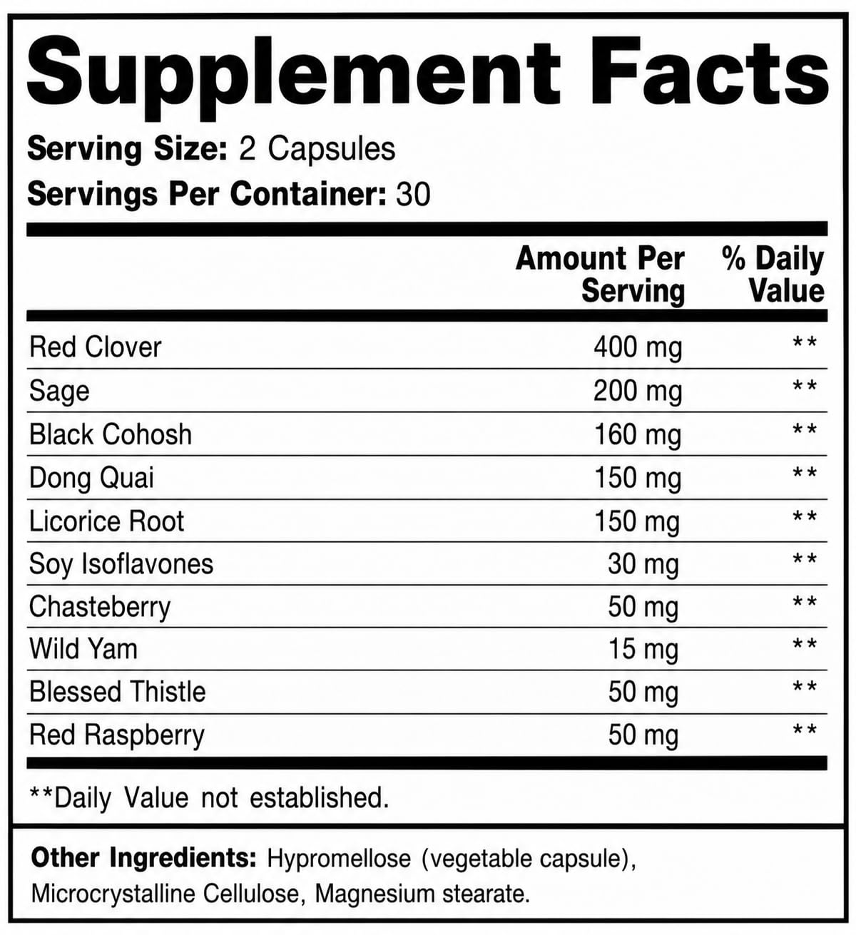 Boaccy Flavona Hormone Balance for Women Isoflavone Supplement with Soy Extract, B Vitamins, Zinc & Selenium, Non-GMO, Supports Daily Balance, Energy & Sleep Routine, 60 Capsules