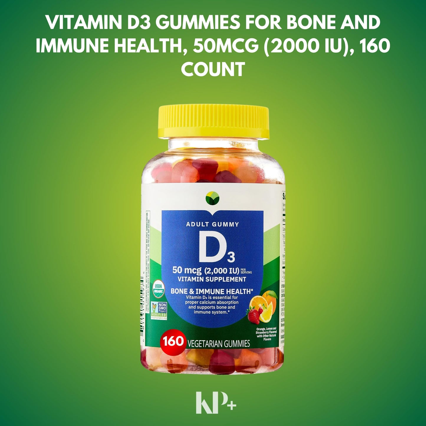 KP+ Vitamin D3 Tablet 160 Count