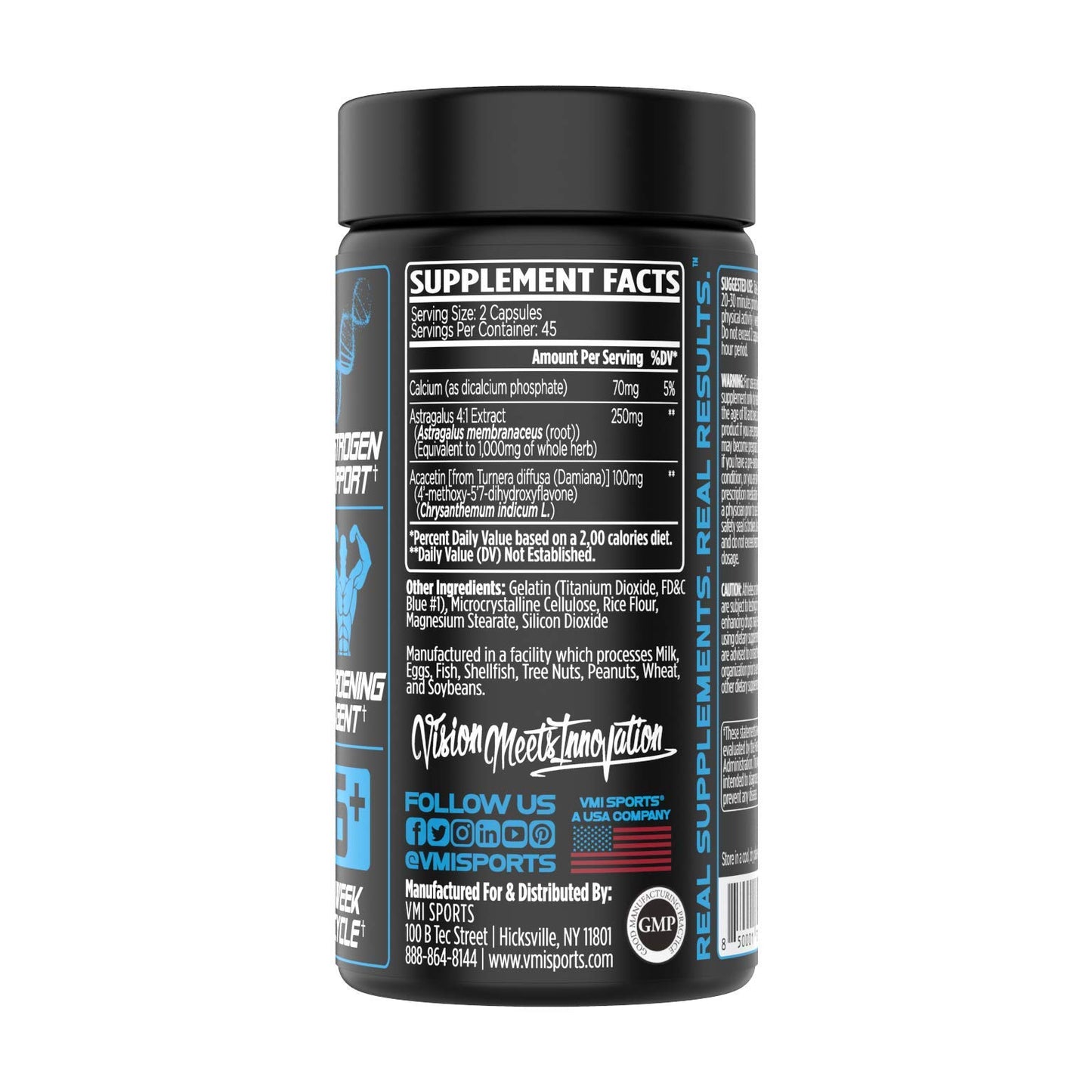VMI Sports Arimidrol Hardening Compound Natural Estrogen Blocker for Men, Testosterone Booster and Aromatase Inhibitor, Anti Estrogen, 90 Capsules