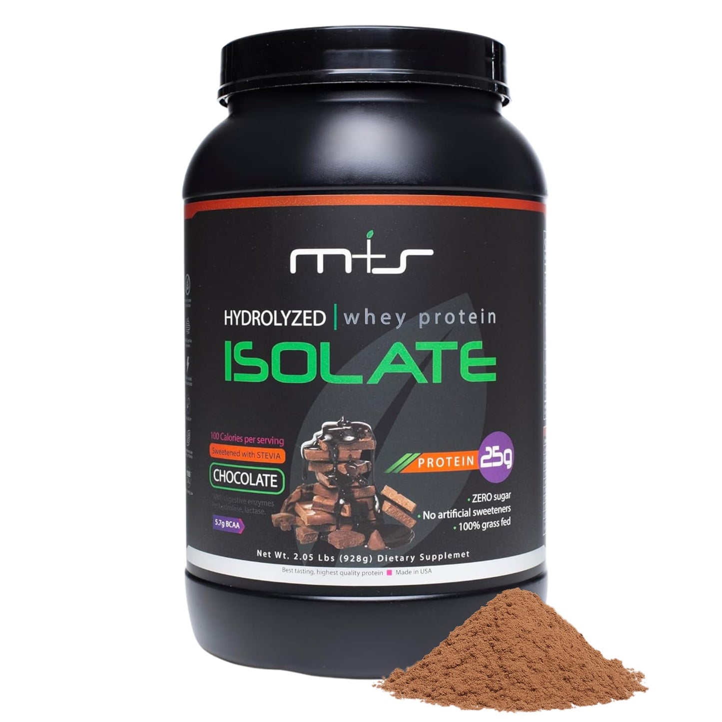 M+S Whey Protein Isolate Powder, 32.7