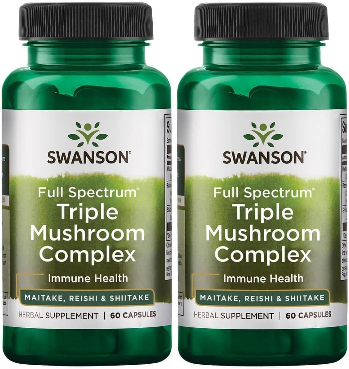 Swanson Full Spectrum Triple Mushroom Complex 120 Capsules