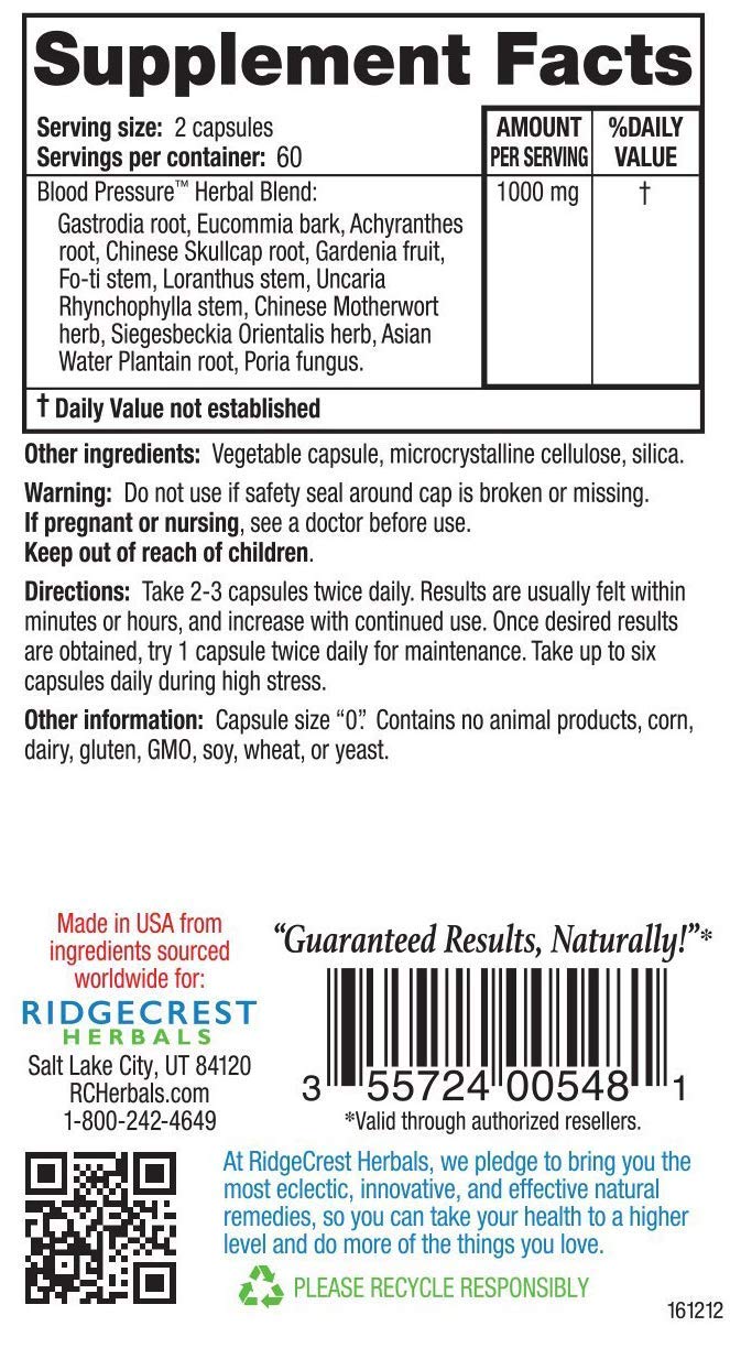 RidgeCrest Herbals Clearlungs (Red), Herbal Breathing Support, Original Formula Capsules, 120 Count