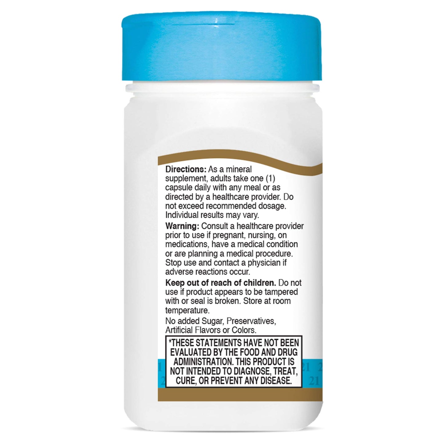21st Century Selenium 200 mcg Capsules, 120 Count