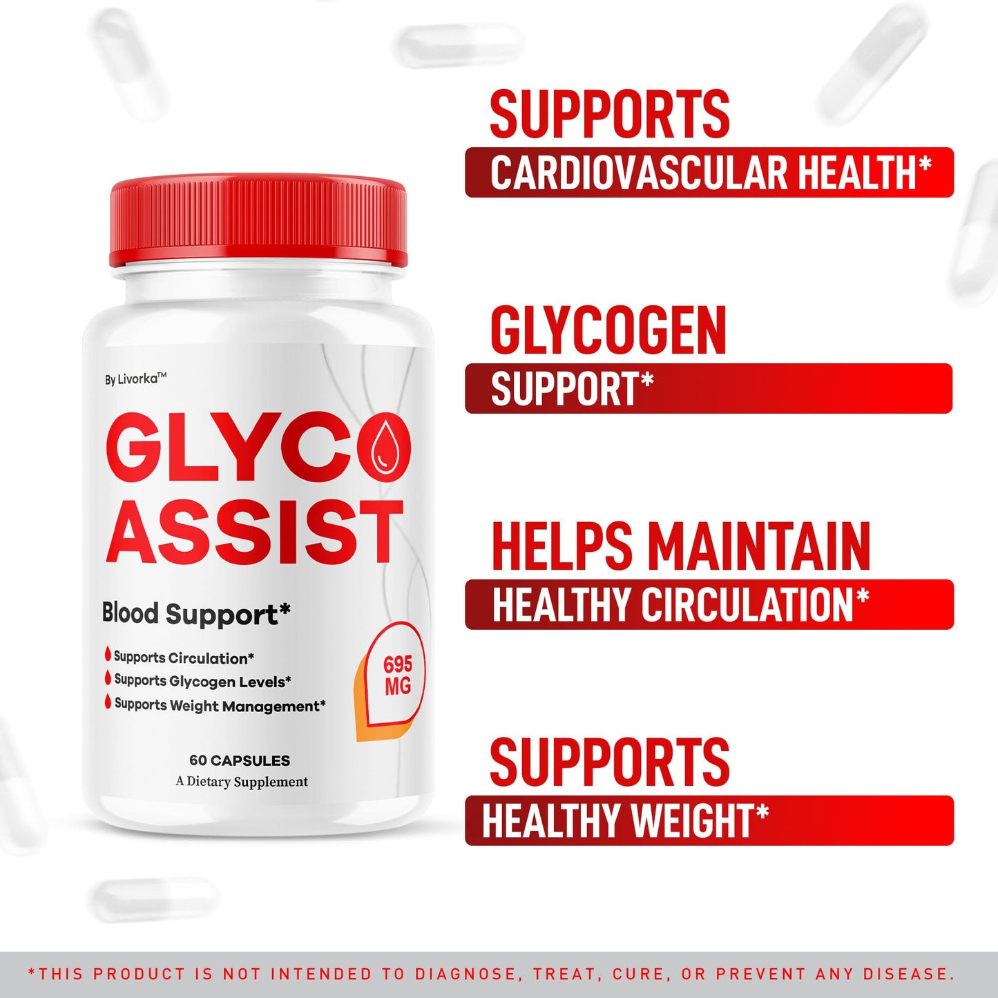 LIVORKA Glyco Assist Capsules 300 Capsules