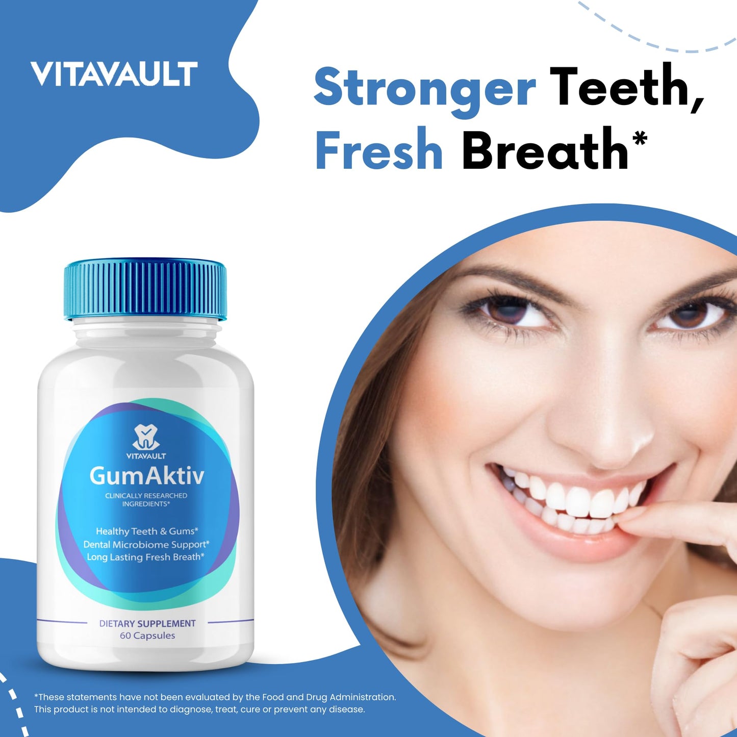 Vitavault GumAktiv Capsules 300 Count