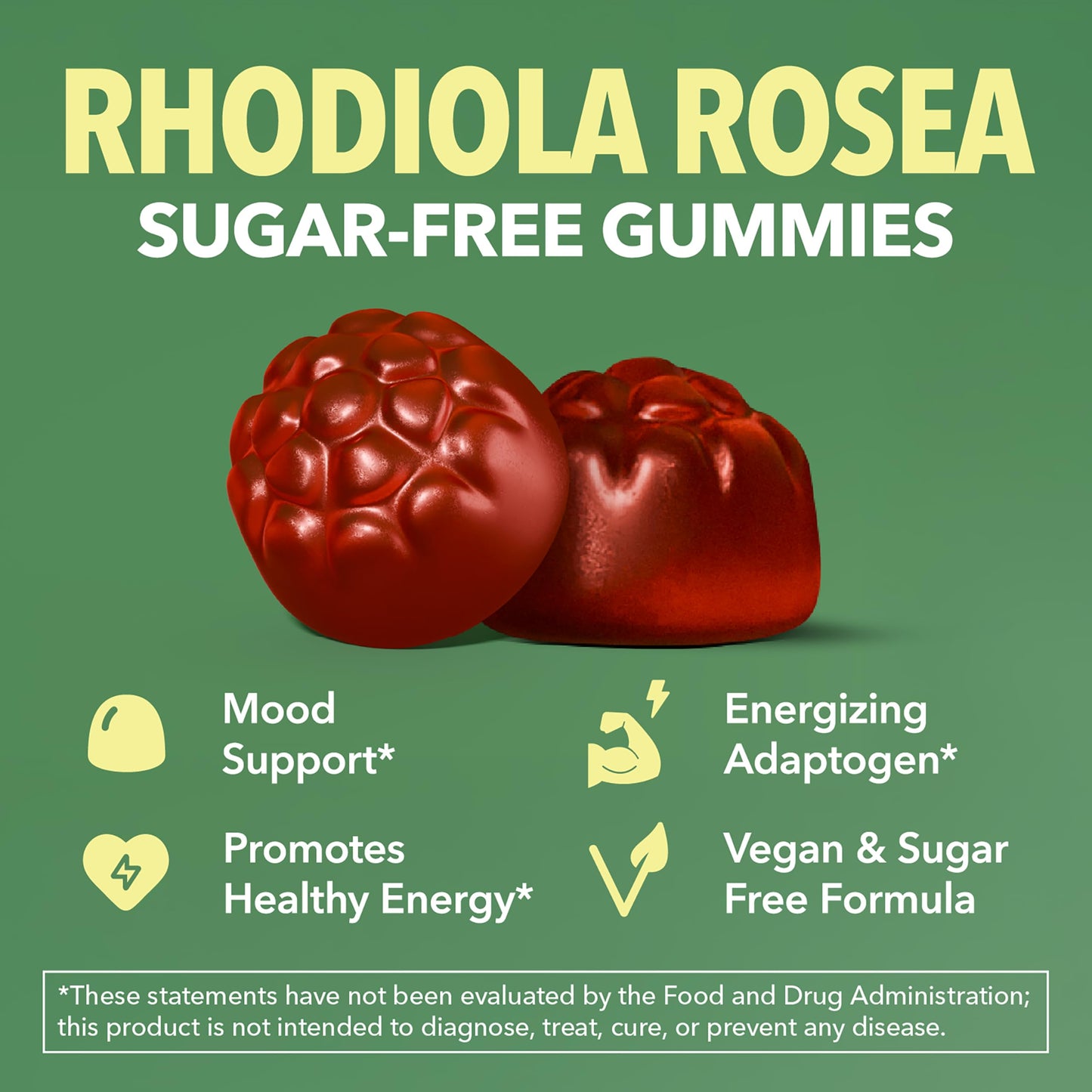 HAVASU NUTRITION Rhodiola Rosea Gummies 60 Count