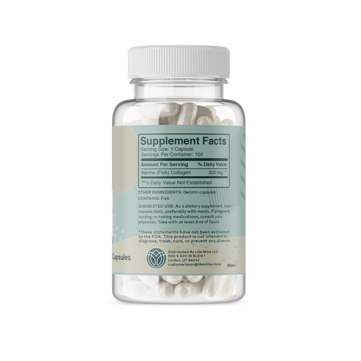 Like Mine Marine Collagen Capsules 100