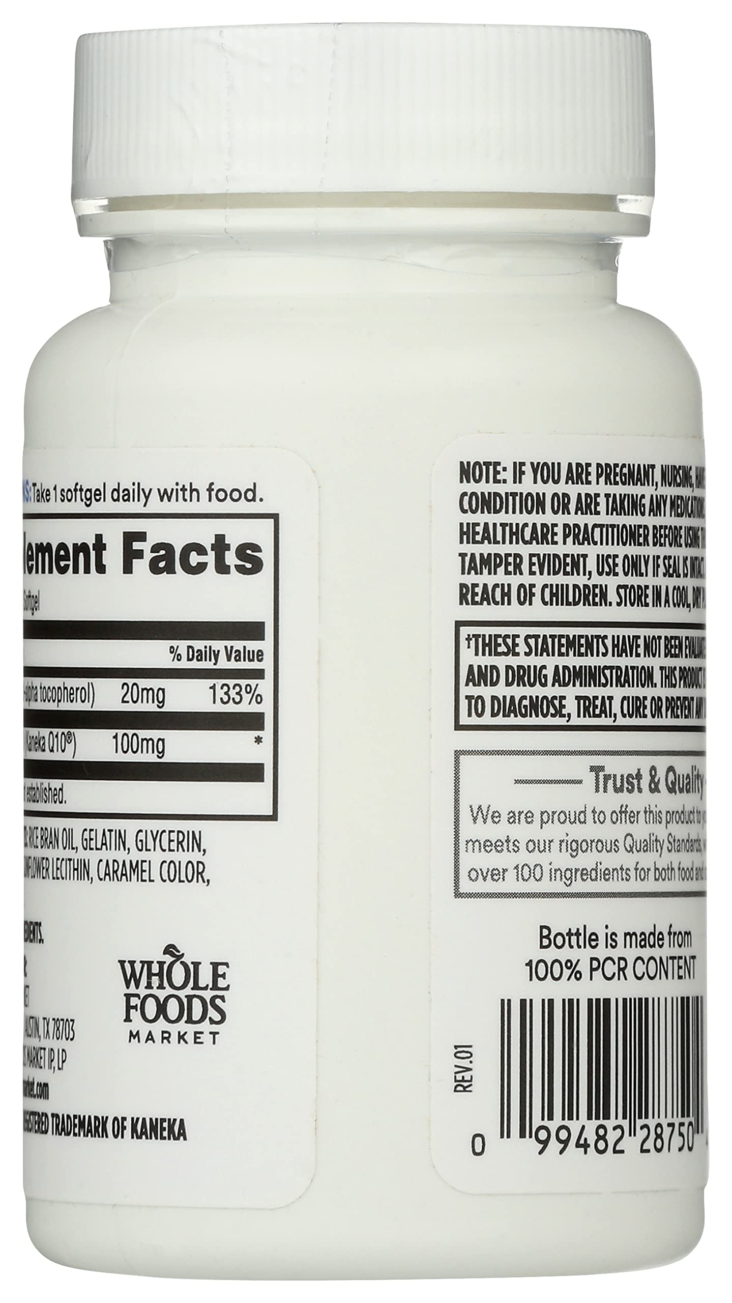 365 by Whole Foods Market CoQ10 100mg Capsule, 60 Count