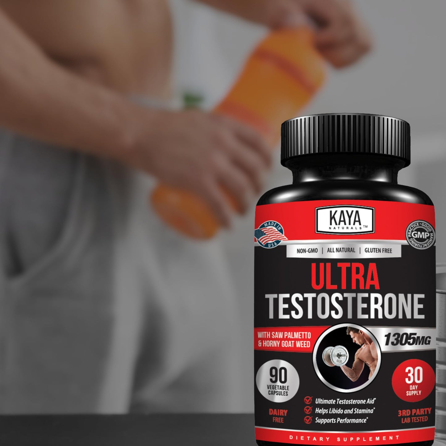Kaya Naturals Ultra Testosterone Capsule 180 Count