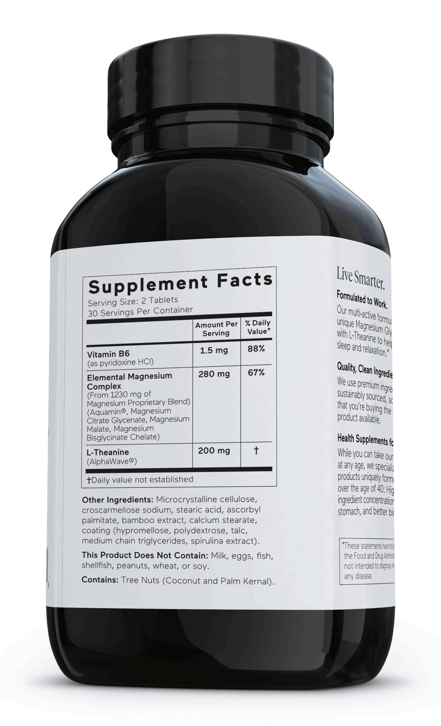 SMARTERNUTRITION Multi-Active Magnesium Tablets & Curcumin Softgels 120-count