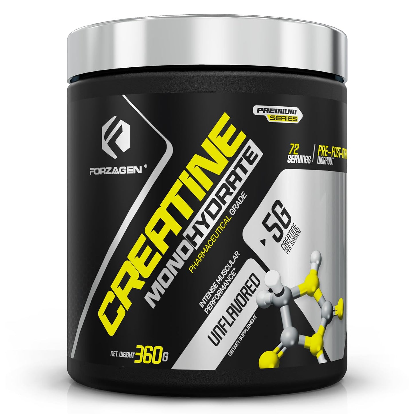 Forzagen Creatine Monohydrate Powder, 12.7 Ounce