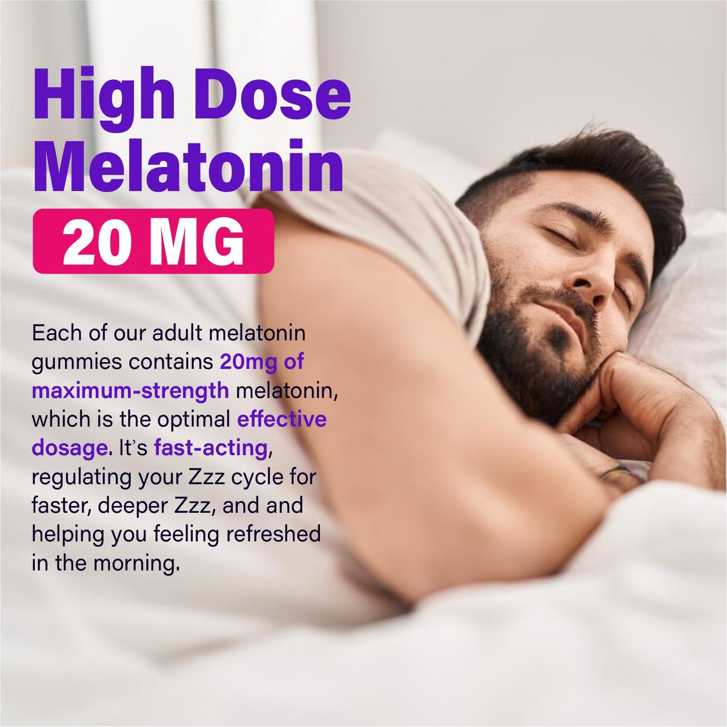 Tcemundry Melatonin Gummies 20mg for Adults: Maximum Strength, 120 Gummies