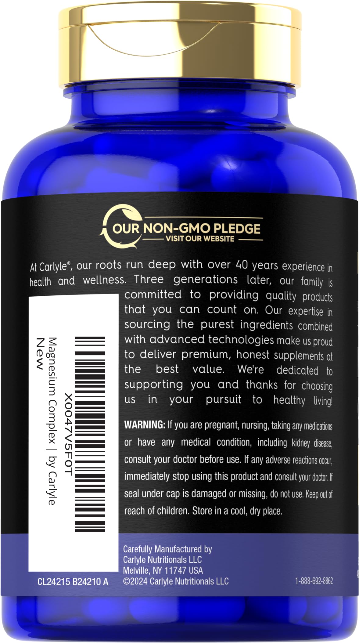 Magfusion-10 Magnesium Complex Supplement 120 Capsules