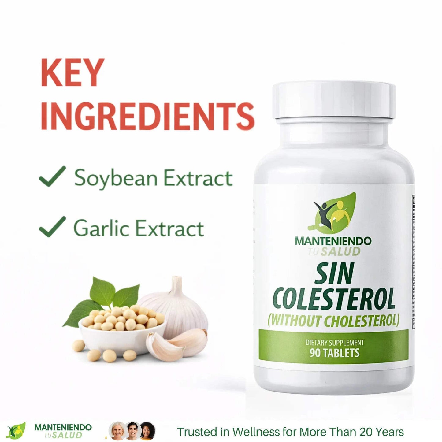 Manteniendo Tu Salud Cholesterol Support 90 Tablets