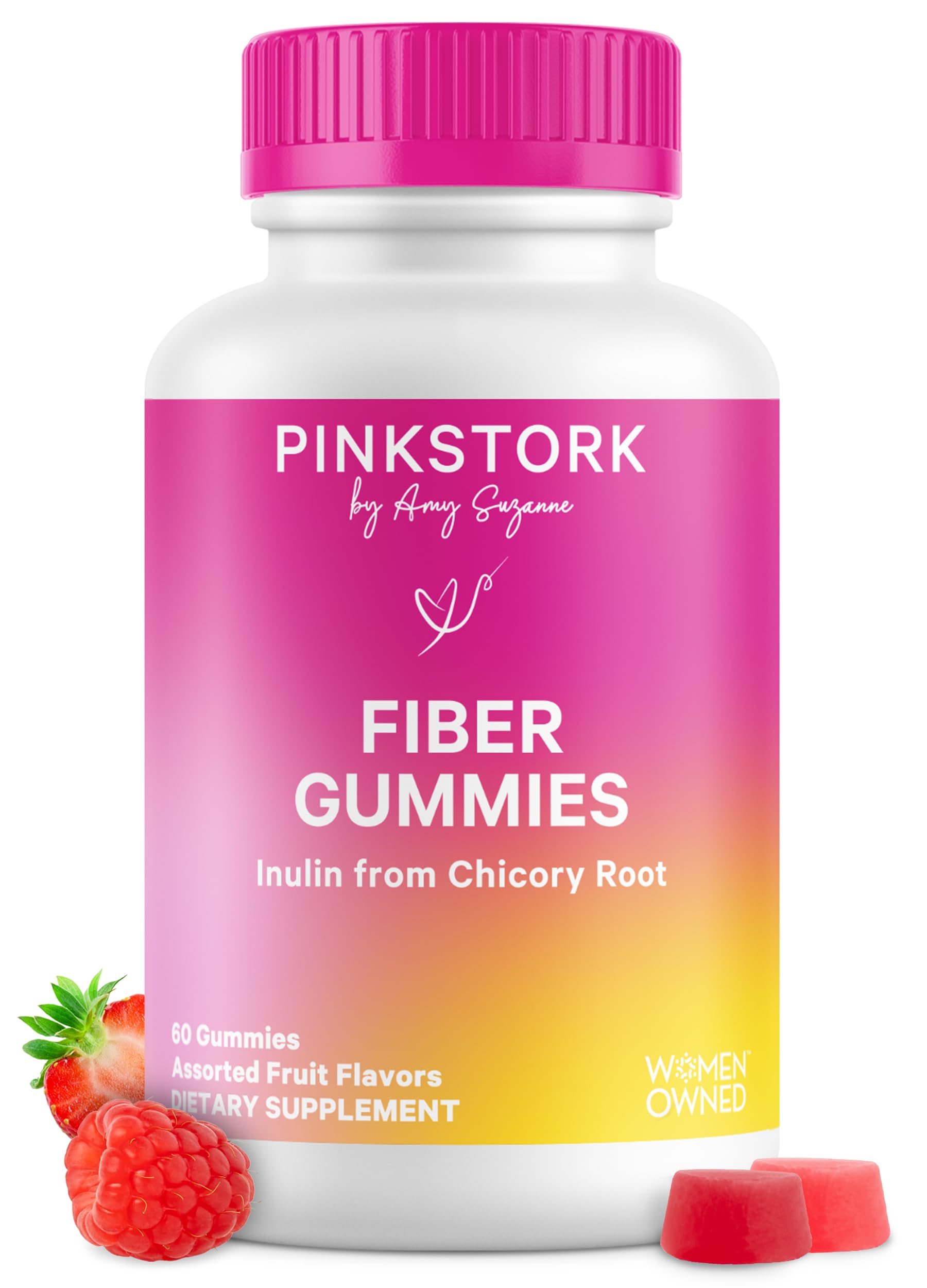 Pink Stork Prenatal Fiber Gummies Gummy 60 Count