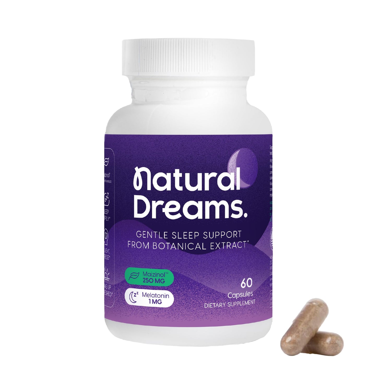 Univera Natural Dreams Melatonin Capsule 1mg, 60 Count
