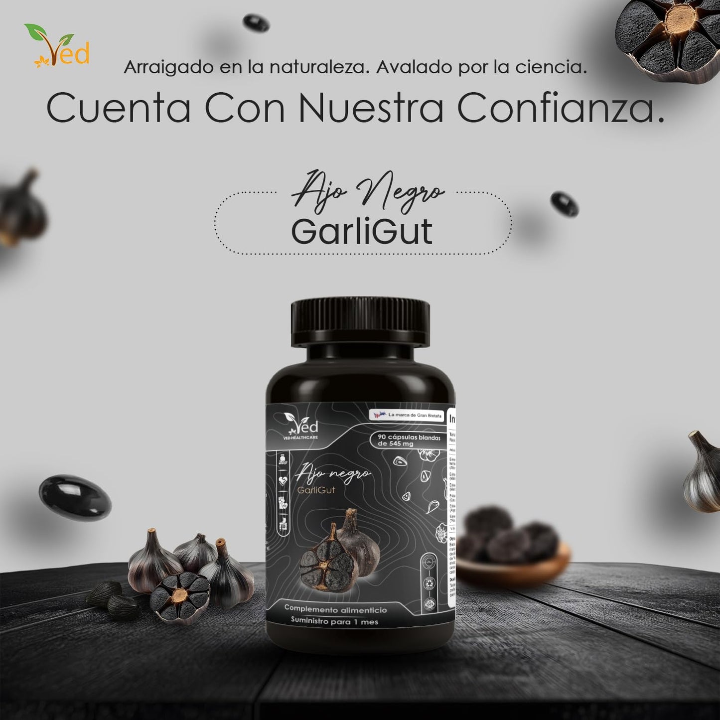 Ved GarliGut Softgels 90 Count