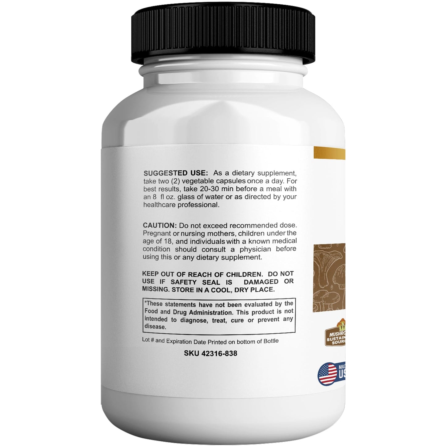 GREENVIFY Vitaloxin Max Super Mushroom Complex, 10-in-1 Adaptogen and Immune Support, 60 Capsules