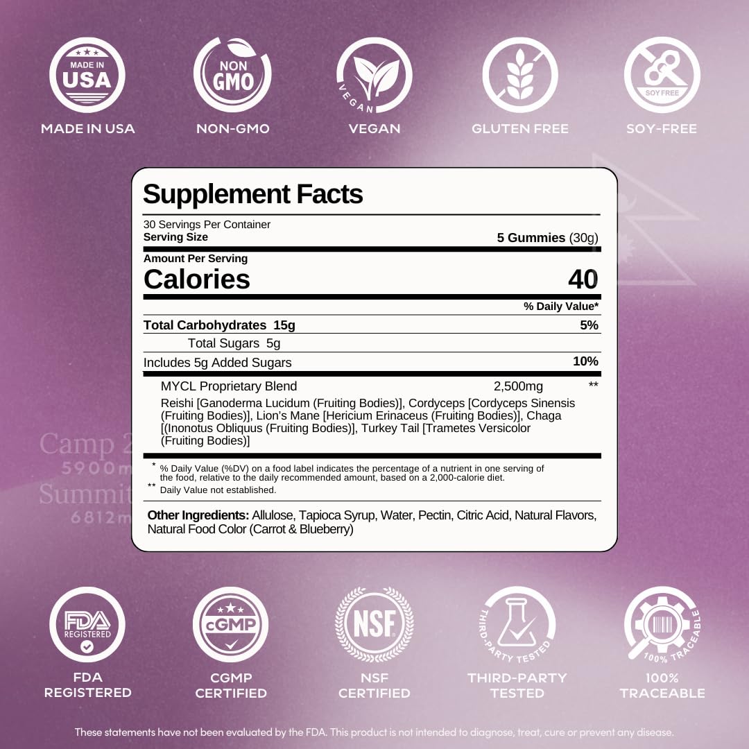 MYCL Adult Multi Vitamin Gummies Chewable 150 Gummies
