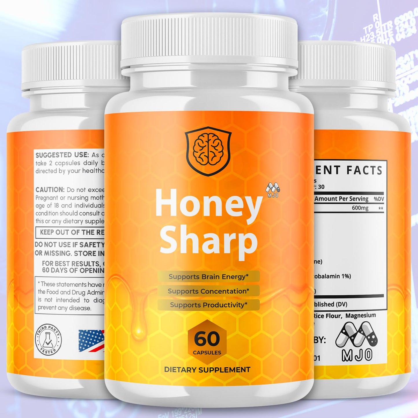 MJO Honey Sharp Capsule 120 Capsules