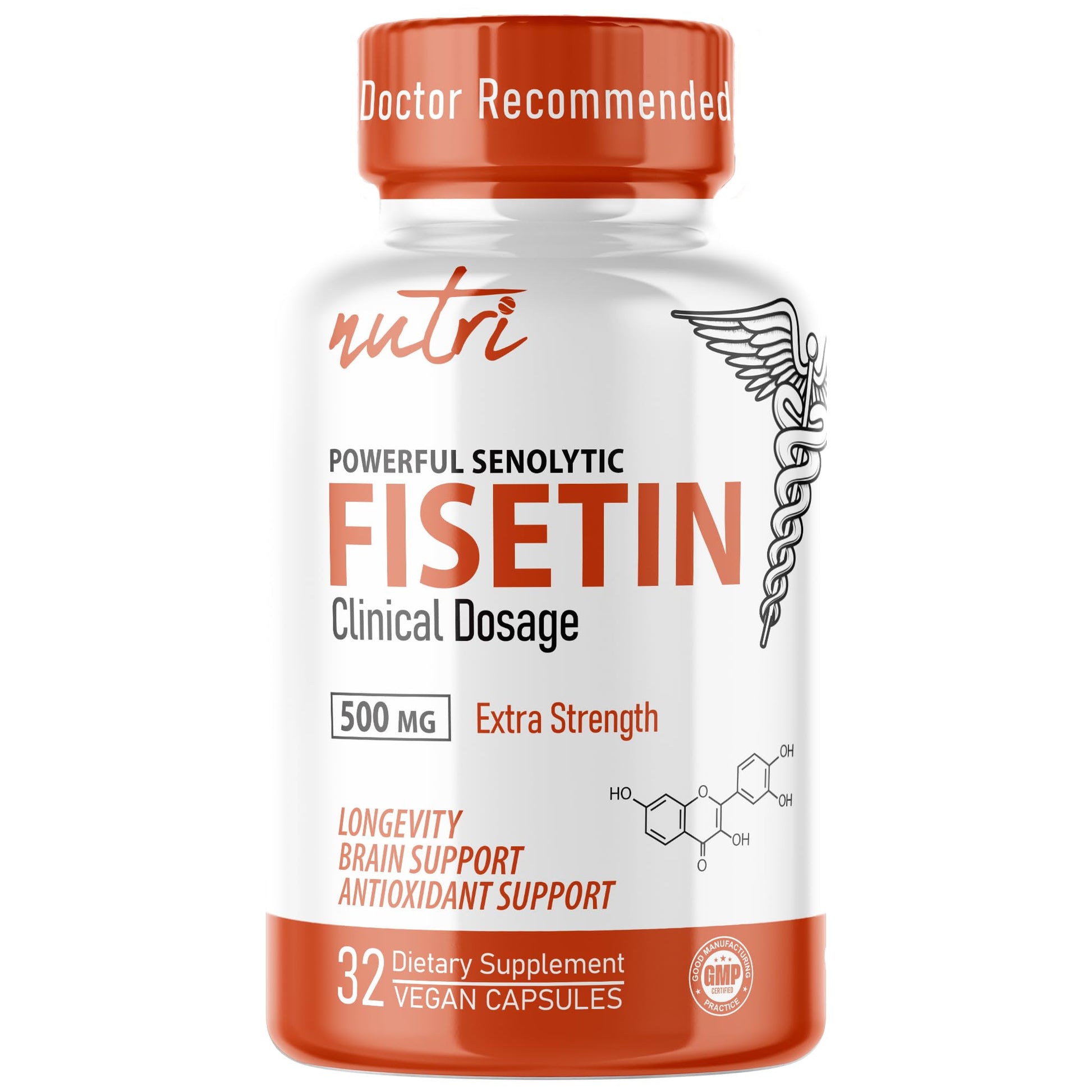 Nature's Fusions Nutri Fisetin 500mg Capsule 32 Count