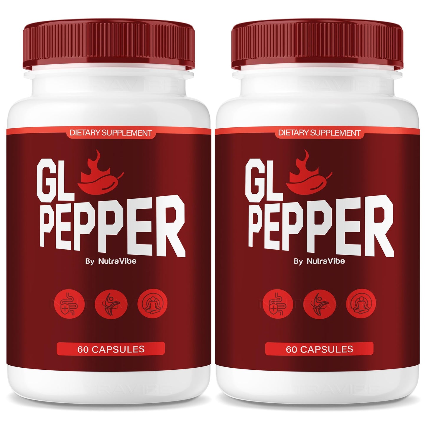 NutraVibe GL Pepper Capsules, 120 Capsules