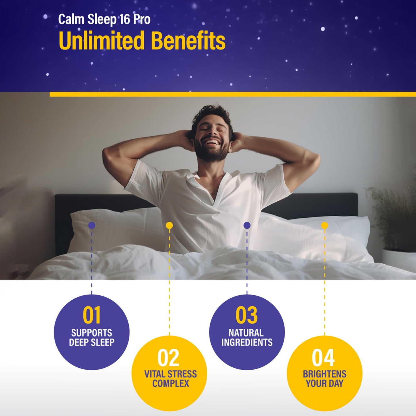 AJS Nutrition CalmSleep Pro 120 Capsules