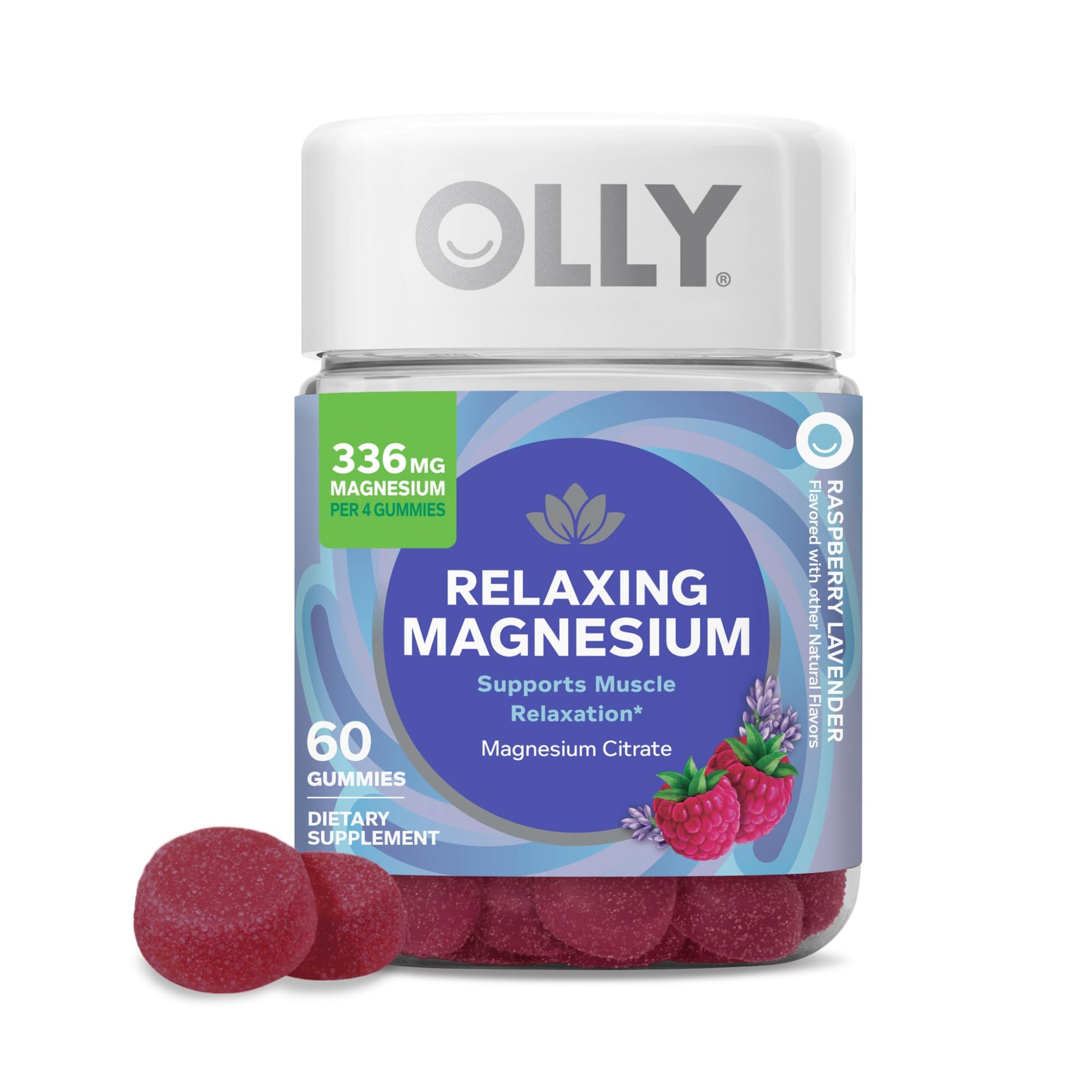 OLLY Relaxing Magnesium Gummies, 60 Count