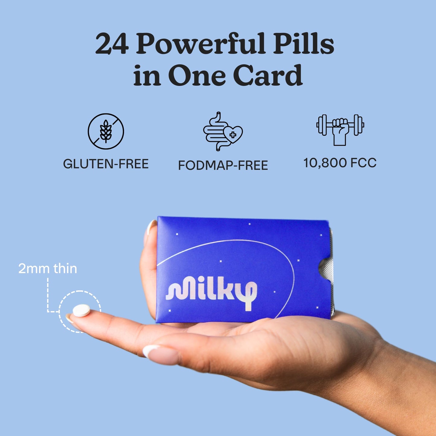 Milky Lactase Enzyme Tablets, 192 Count