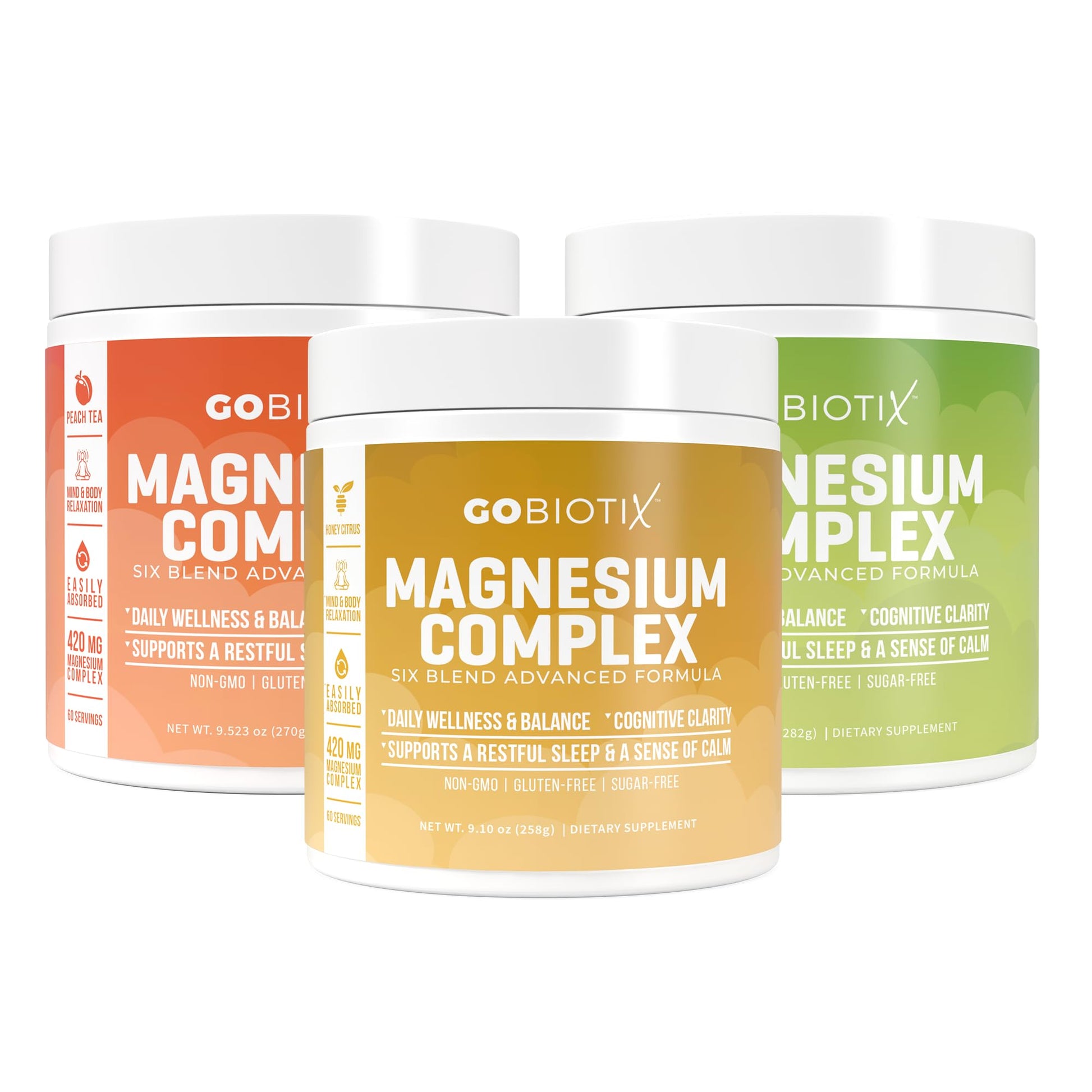 GOBIOTIX Magnesium Complex Powder, 60 Servings