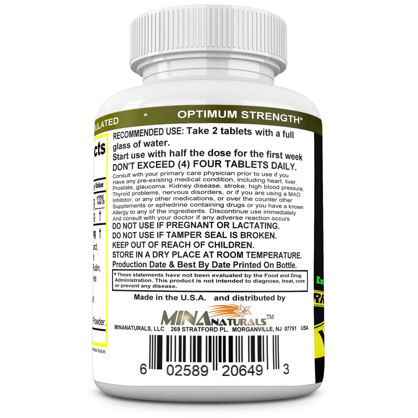 MINANATURALS Hemogoaway Natural Hemorrhoid Relief Supplement Tablet, 60 Tablets