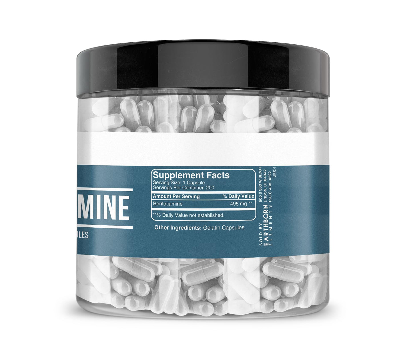 Earthborn Elements Benfotiamine Capsules, 200 Count