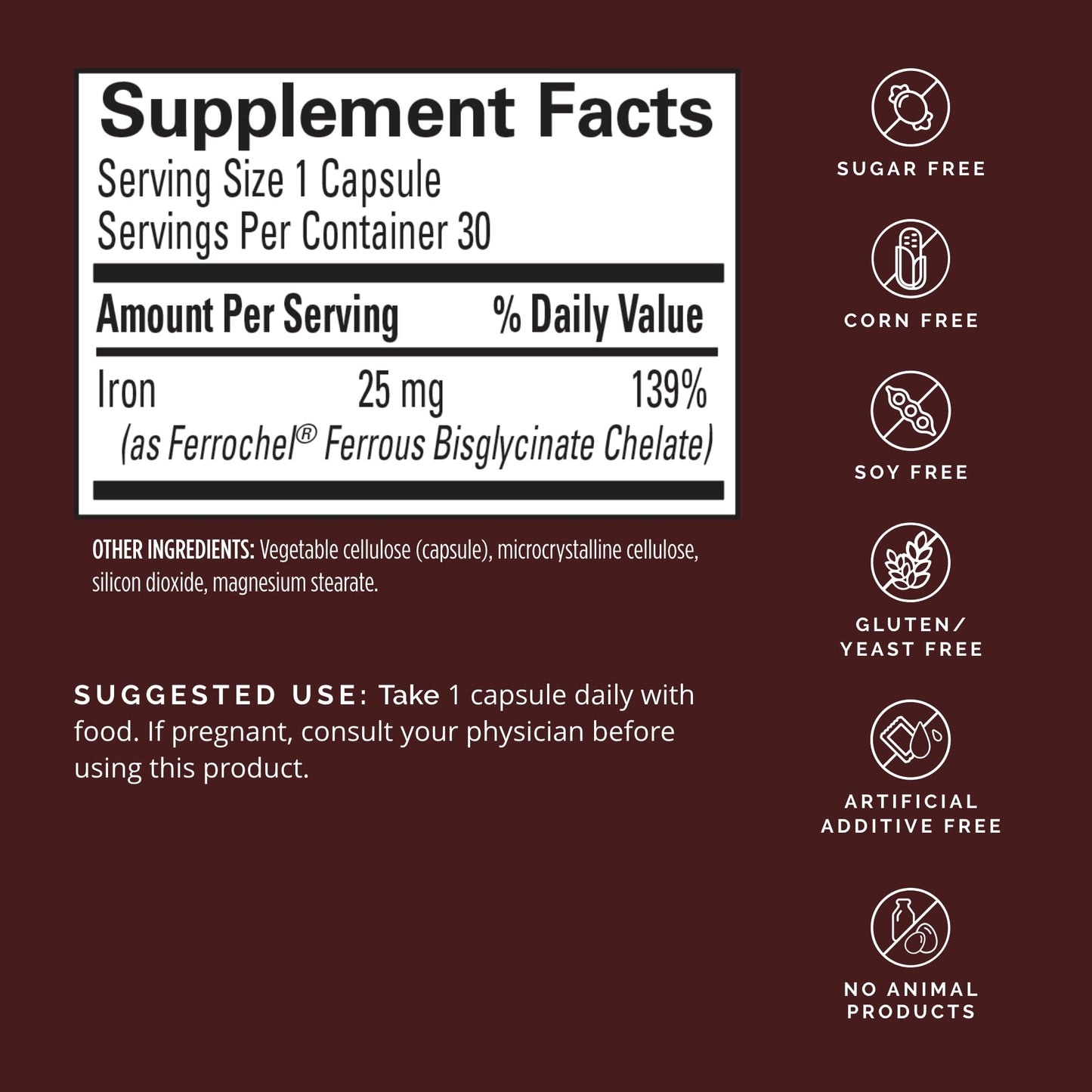 BRAINMD Dr Amen Iron, 30 Capsules