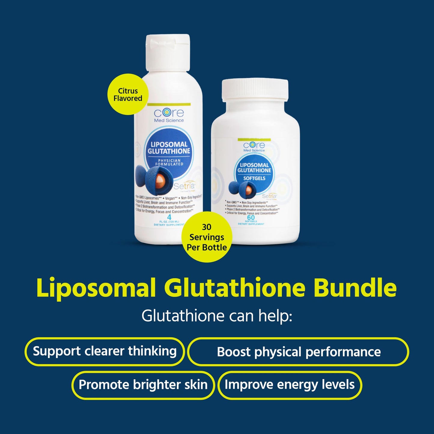 Core Med Science Liposomal Glutathione Soft Gels