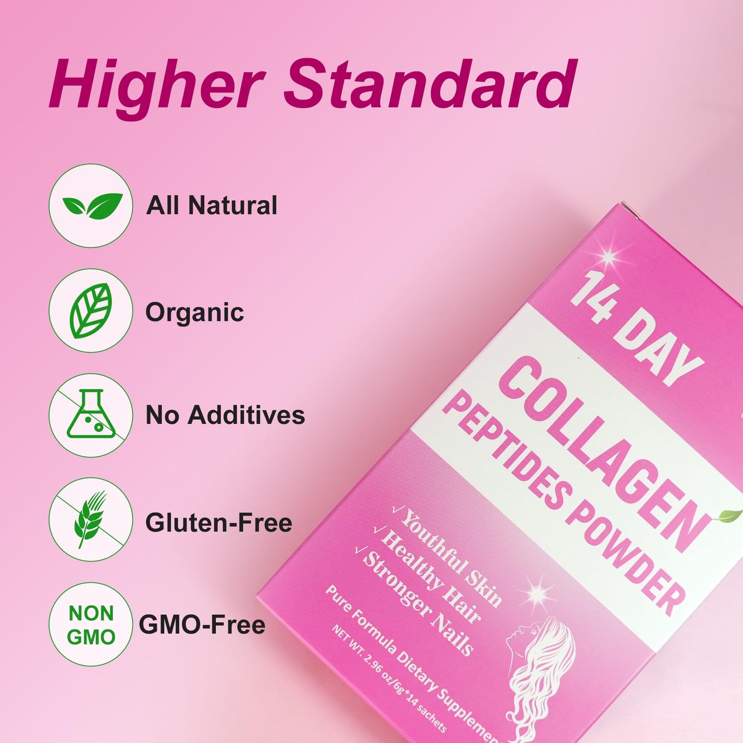 Laicuherb Collagen Peptides Powder 2.96 oz