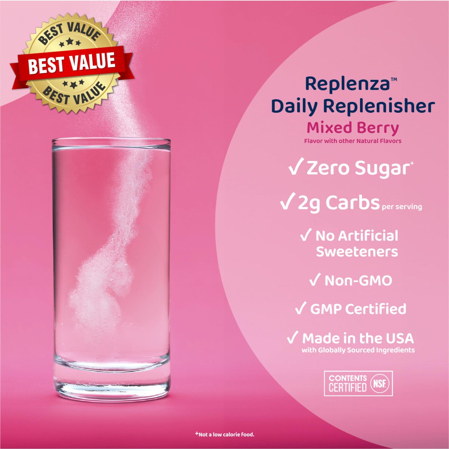 Replenza Daily Replenisher GLP-1 Nutritional Support Powder, 13.5 oz